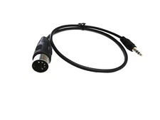 SinLoon 5-Pin DIN-Male Cable, 5 Pin Din MIDI Plug to 3.5mm(1/8in) TRS Stereo NEW