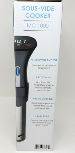 MegaChef Immersion Circulation Precision Sous-Vide Cooker Touchscreen Display - Picture 3 of 5