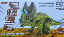 Dinosaur Triceratops Movable Sound Light Toy for Children