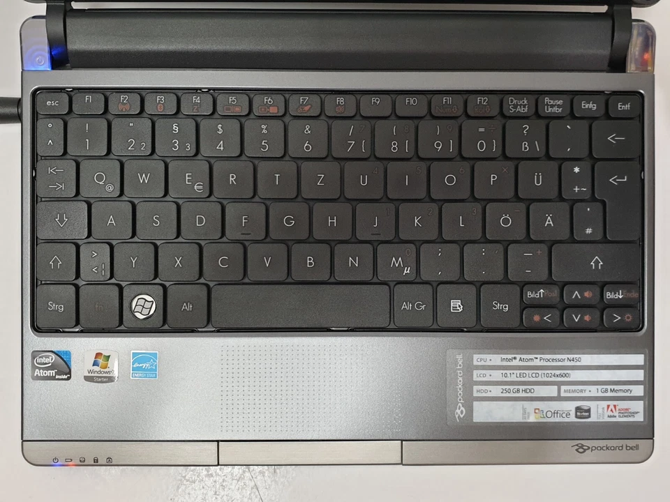 Packard Bell Mini Diagnostic Windows XP Notebook 1.66GHz 160GB 4GB Laptop 10.1" - Image 3 of 4