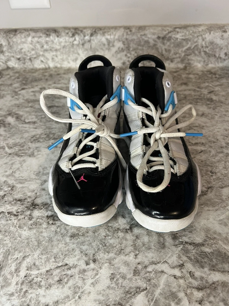 Jordan 6 rings white black hyper pink sale