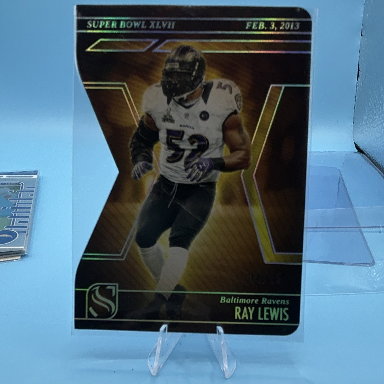 Panini 2025 Silhouette Ray Lewis Baltimore Ravens Super Bowl XLVII  #17 04/25