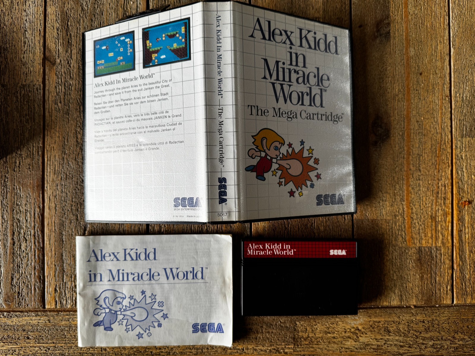 SEGA Master System - Alex Kidd In Miracle World - PAL- CIB