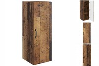 HäNgeschrank Schmal Wandschrank Altholz 33X34,5X90 Cm Holzwerkstoff