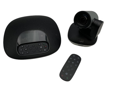 Logitech Group V-U0036 Video Conferencing System + V-U0032 PTZ Camera w/ Remote