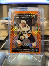 2021-22 O-Pee-Chee Platinum Jonas Rondbjerg Orange Checkers /25 #283 VGK