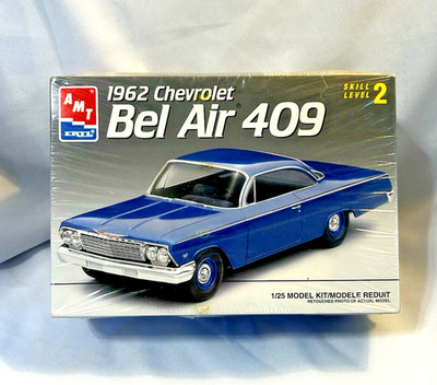 AMT CHEVY 1962 Bel Air 409 model kit NEW in FACTORY SEALED BOX