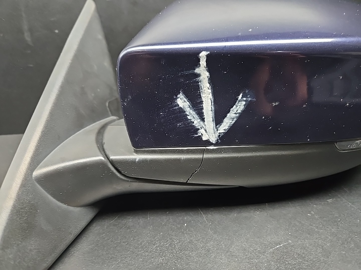 2014-2017 MASERATI GHIBLI EXTERIOR LEFT DRIVER SIDE VIEW W/CAMERA MIRROR BLUE OE
