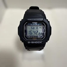 CASIO G-SHOCK G-5600E Watch Black Tough Solar Water Resistant Digital