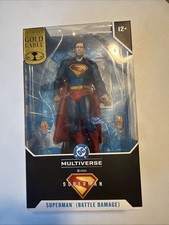 McFarlane DC Multiverse Superman Movie 2025 Battle Damage Gold Label 7  Figure