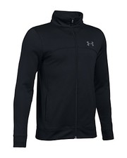 Under Armour Pennant Warm-up Jacket for Boys  Black/Graphite - X-Large