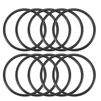 10St Metrische Nitrilkautschuk O-Ringe Dichtung, 38Mm Ad 33,2Mm Id 2,4Mm Breite