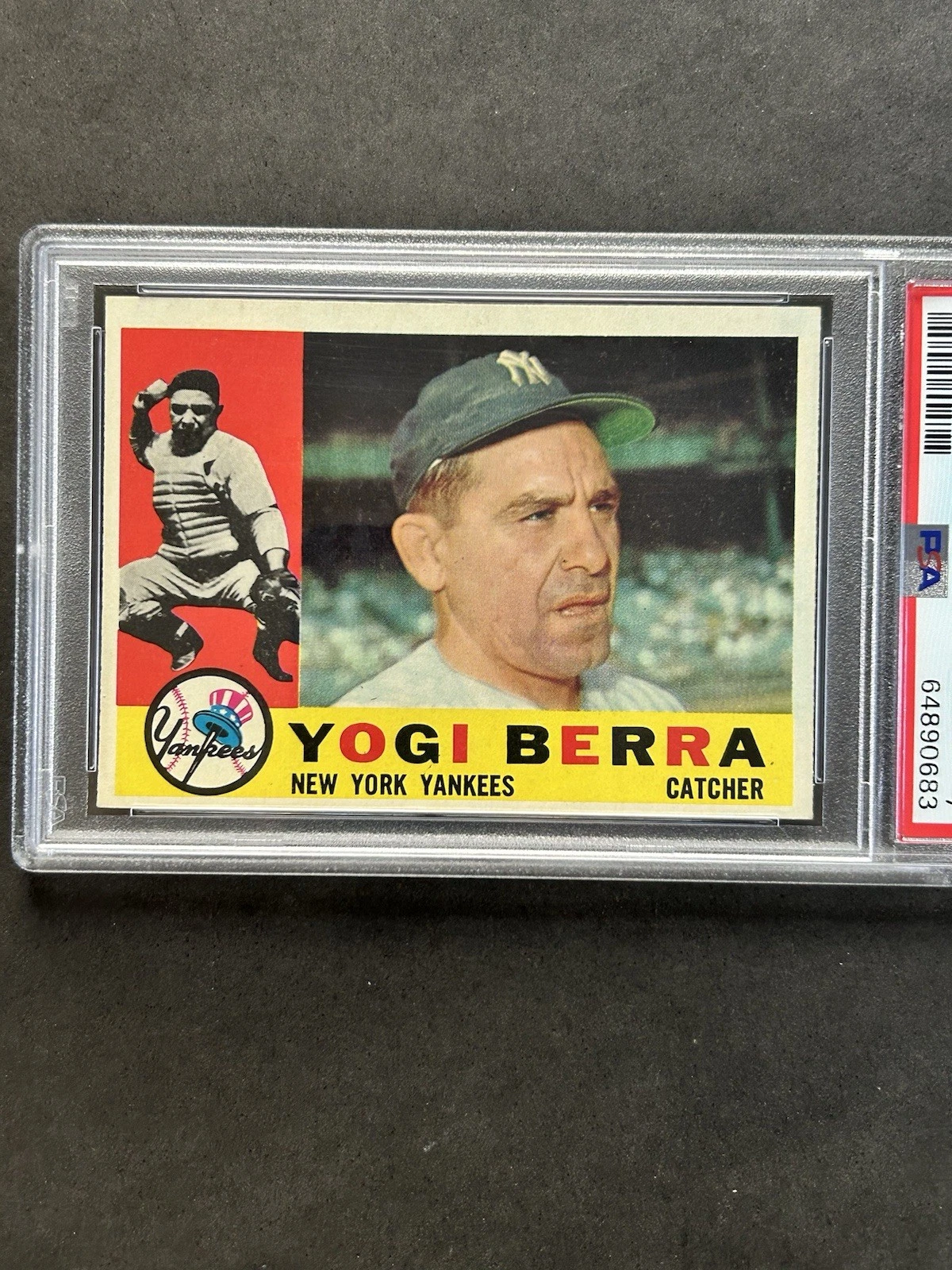 Yogi Berra New York Yankees 1960 Topps #480 PSA 7 NM