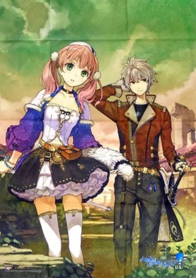 Imagin Koei Tecmo Esca and Logy Atelier DX Cloth Poster PS4 Switch Bonus