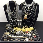 Vintage Costume Jewelry Lot Coro Sequin Monet B.C. Lind Sarah Cov Richelieu 47pc