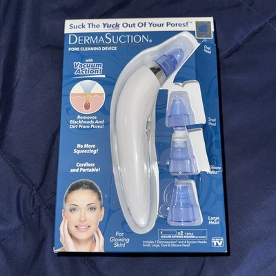 New DermaSuction Derma Suction Pore Cleaning Device for glowing skin. 