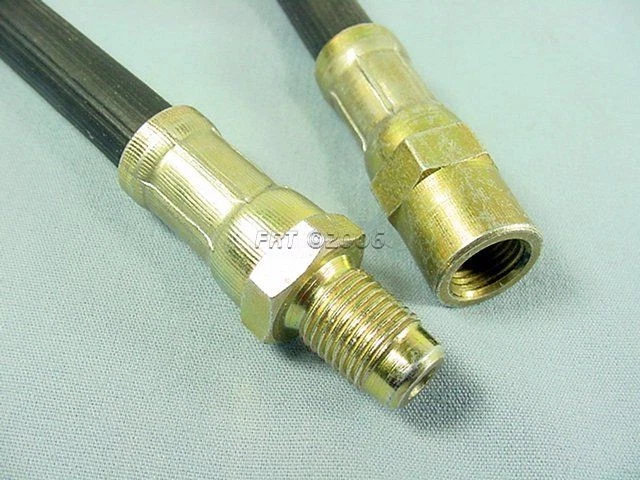 Manguera hidráulica de freno Qualitee para BMW 82-97 528e 533i 63CSi M6 izquierda/derecha delantera Foto 2 de 3