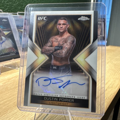 2024 Topps Chrome UFC Dustin Poirier Main Event Auto #MEA-DPO