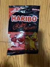 New Haribo Ruby Hearts Gummi Candy - Jennie’s Edition - 8oz./227g.