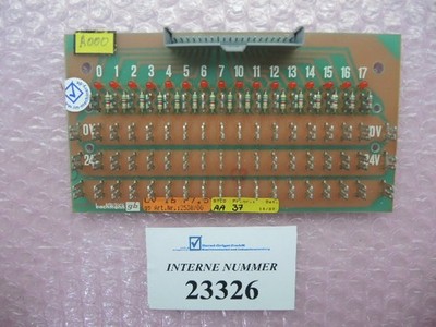 Verteilerprintkarte CV 16/P7,5, Bachmann Electronic Nr. 2530/00, Battenfeld
