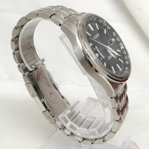 Citizen H145-S0735545 CB0011-69L Eco-Drive Date St. Acier Solaire Montre Hommes - Photo 3 sur 7