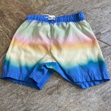 Old Navy Multicolor Drawstring Back Pocket Boys 2T Swim Trunks GUC
