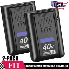 6.0Ah Lithium Battery for Kobalt 40V KB440-06 KB440-03 Lawn Mower Leaf Blower US