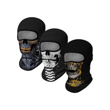 3PCS Balaclava Ski Mask Motorcycle Full Face Mask Outdoor Tactical Hood Headw...