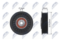 Spannrolle Keilrippenriemen FüR Audi Skoda Vw A4 B5 Avant B6 A6 C5