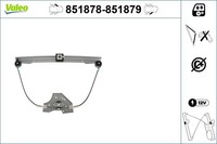Fensterheber Valeo 851878 FüR Thalia Renault Clio 2 1 BB0A BB0F BB10 BB1K BB28
