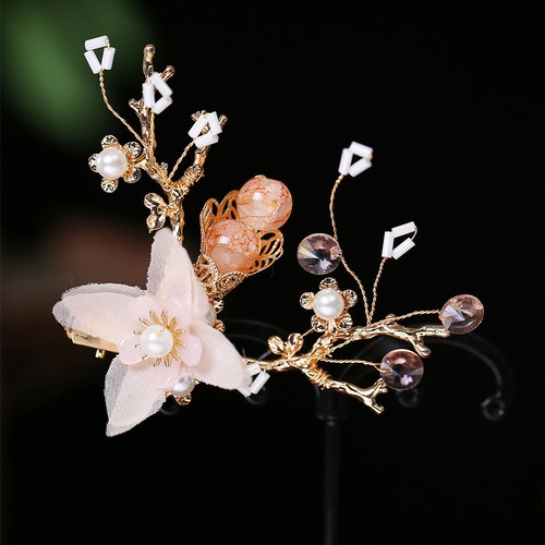 Chinese Tassel Handmade Long Earrings Headwear Sets Hanfu Hair Stick Hair Comb - Picture 5 of 12