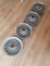 Triumph MGB 5.5 x 14 Wire Wheels 72 Spoke 42mm 8 Tpi Vintage Classic Car