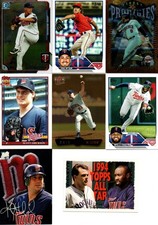 MINNESOTA TWINS CARD LOT JOE RYAN FRANK VIOLA JUSTIN MORNEAU BUXTON SCORECARD+!