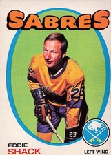 EDDIE SHACK 1971-72 O-PEE-CHEE #96