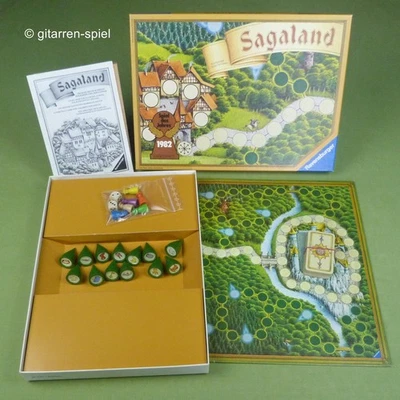 Sagaland - Komplett 1A Zustand! 1. braune Ausgabe - Ravensburger ©1981 Aladdin - Bild 1 von 4
