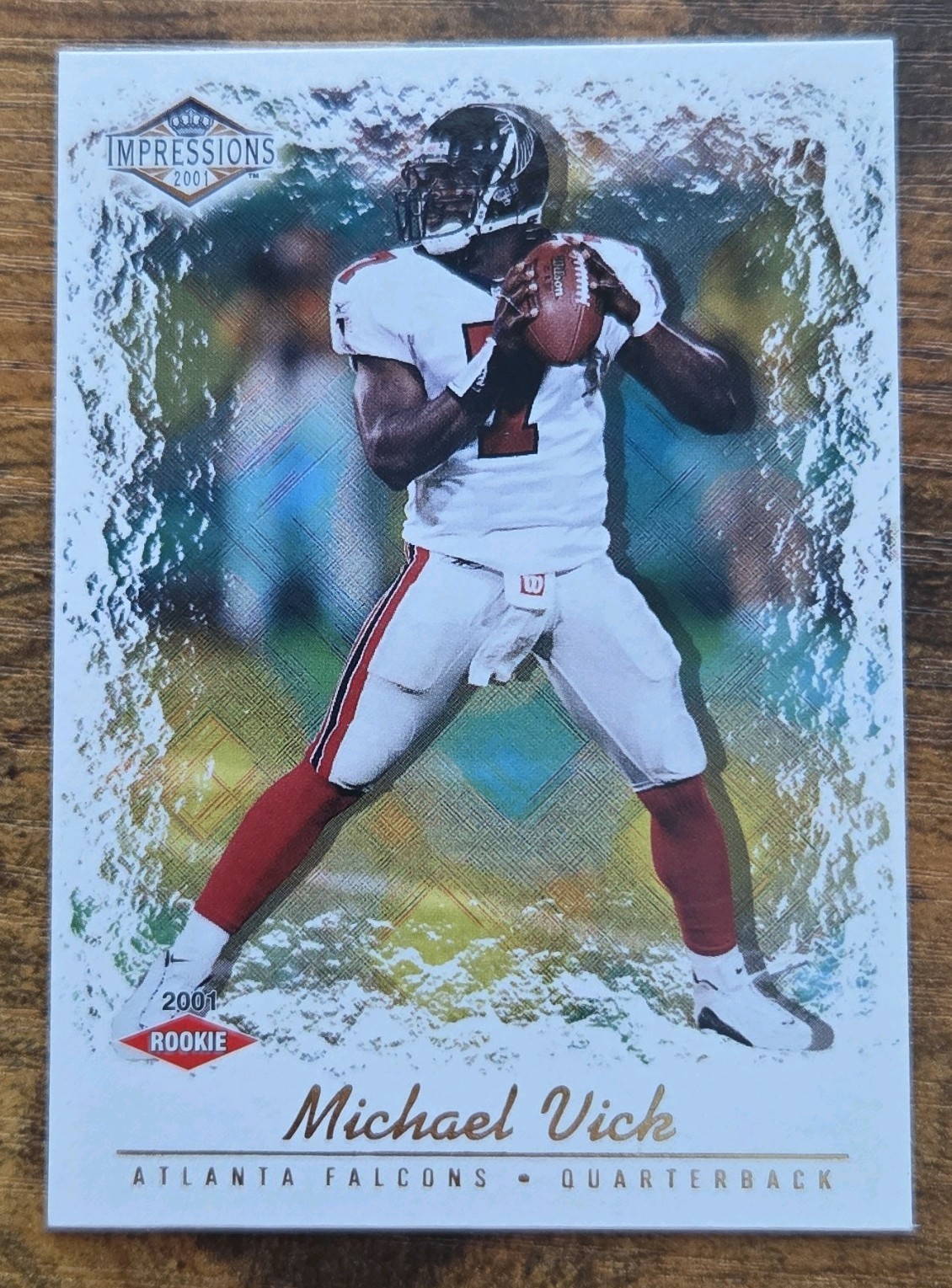 Michael Vick 2001 Pacific Impressions RC Hobby Red Back /280 #149