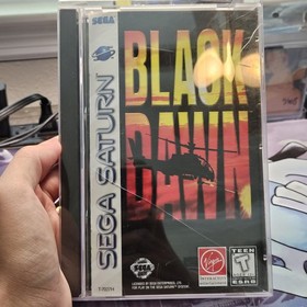 Black Dawn Sega Saturn 1996 Complete in box CIB Shown Working Tested Reg Card