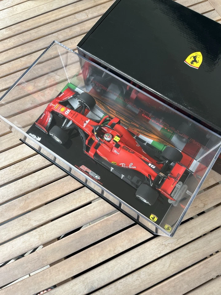 Charles Leclerc 2019 Winner Italian Monza Gp Ferrari SF90 BBR Models 1:18 Scale - Immagine 4 di 4