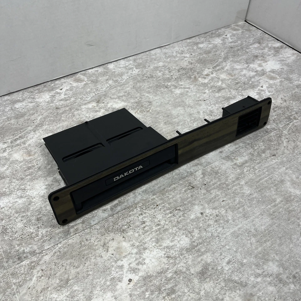 1987-1996 Dodge Dakota Dashboard Trim Cupholder Woodgrain OEM - Image 3 of 4