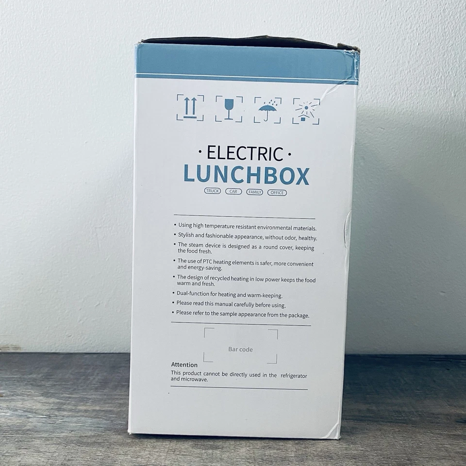 Nuevo En Caja Fiambrera Eléctrica Calentador de Alimentos 3 En 1 Fiambrera Calefacción Ultra Rápida Foto 3 de 4