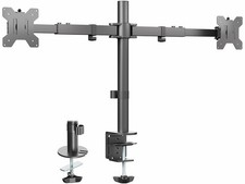 VIVO Telescoping Dual 21" to 32" Monitor Mount, Heavy Duty Desk Stand