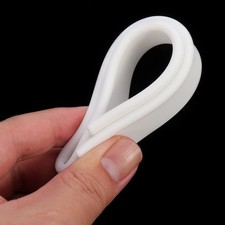 2 Pcs Rubber Squeegee Replacement Strips Window Squeegee Refill Wiper