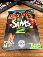 The Sims 2 PC, 2004 With Big Box Original Print And Variant Rare 