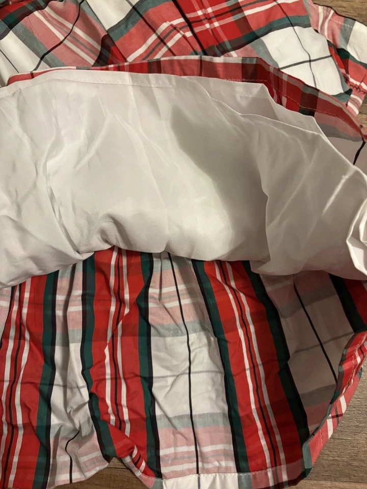 Carter's Kid клетку 100% хлопок праздничное платье молодежи 5T с подкладкой Chritmas крышка рукав - Изображение 4 из 4