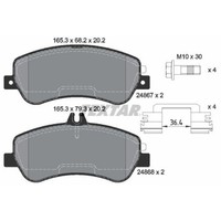 Textar 2486701 Bremsbelagsatz Scheibenbremse Vorderachse FüR Mercedes Benz