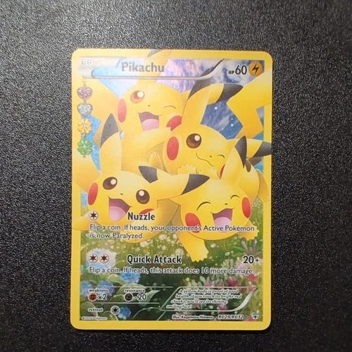 2016 POKEMON XY GENERATIONS RADIANT COLLECTION #RC29 FULL ART/PIKACHU PSA 8