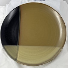 Sango Gold Dust Black 10.5” Dinner Plate #5022 Retired Replacement Plate