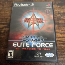 Star Trek Voyager Elite Force Sony PlayStation 2 PS2 2001 Complete with Manual