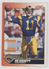 1991 Score Jim Everett #367 0x4w