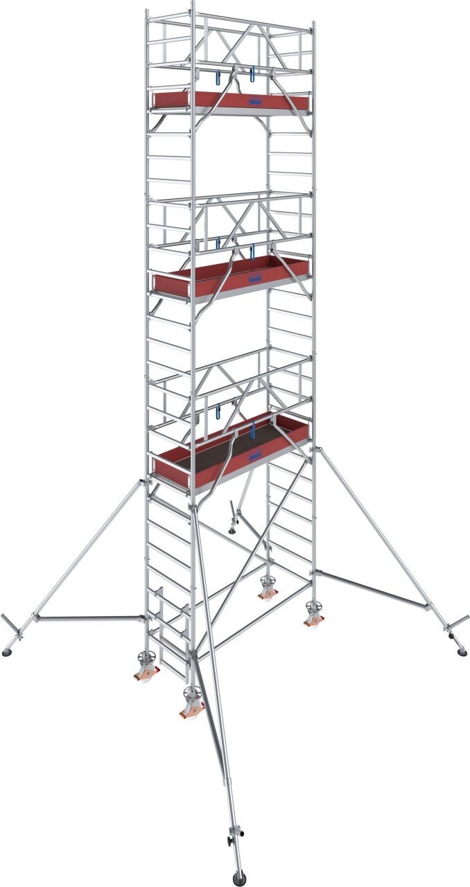 Mobile scaffold KRAUSE STABILO 1000 – working height 8.30 m – NEW FREE DELIVERY